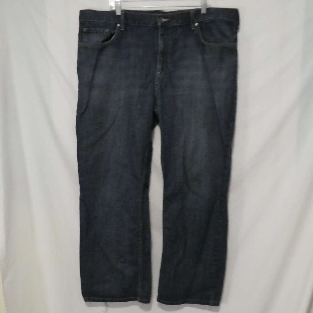 OLD NAVY - Loose | size 42 x 30 | Dark Wash Straight Leg Jeans